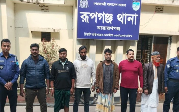 আওয়ামী লীগের ৬ নেতাকর্মী গ্রেপ্তার